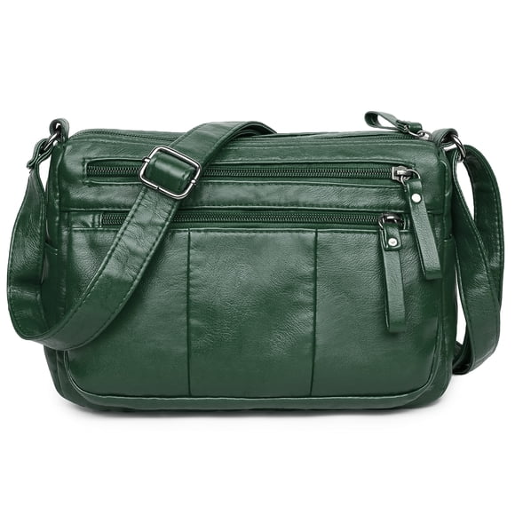 VOLGANIK ROCK Bolsos para mujer, bolso de hombro de piel sintética suave, bolso cruzado para mujer, bolso de bolsillo ligero