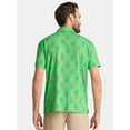 thumbnail image 3 of Birdie Bound Men's and Big Men's Santa Golfing Polo, Sizes S to 5XL, 3 of 5