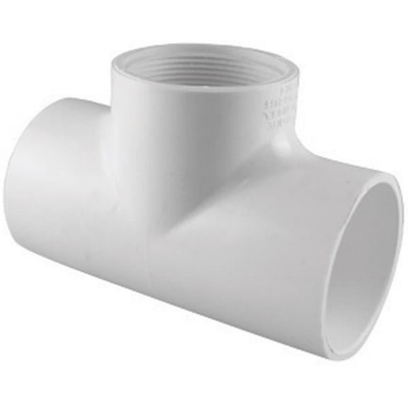 PVC024010800 SXSXFPT Schedule 40 PVC Tee 0.75 in. - Pack of 25