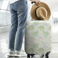 thumbnail image 2 of LightBeige Cartoon Dinosaurs Geometric Pattern Luggage Cover Fashion Suitcase Cover Baggage Covers Fit 25-28 Inch Luggage (Go Travel), 2 of 5