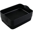 thumbnail image 1 of Dehouse Paniers de Rangement en Plastique, Noir, Grand Panier de Rangement, 6 Unités, 1 of 7