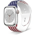 thumbnail image 2 of United States Usa America Flag Watch Band For Apple Wristband Band For Iwatch Series Soft Silicone 38mm*40mm, 2 of 6