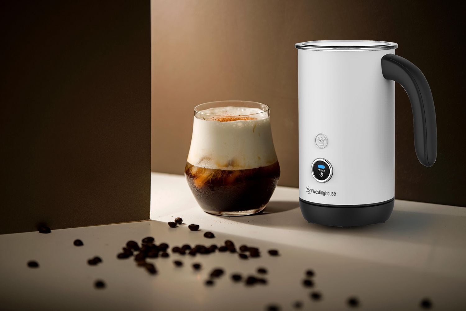 Mousseur à lait Westinghouse - Blanc