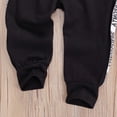 thumbnail image 6 of Bagilaanoe 2Pcs Toddler Baby Girl Boy Long Pants Set Letter Print Long Sleeve Sweatshirt Pullover Tops + Sweatpants 6M 12M 18M 24M 3T 4T Kids Casual Sweatsuits, 6 of 7