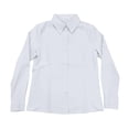 thumbnail image 4 of Chuancc Button Down Shirts for Women Collared Long Sleeve Dress Shirt Business Casual Blouse for Work White M, 4 of 4