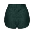 thumbnail image 4 of Abcnature Plus Size Shorts, Womens Athletic Shorts, Women Basic Slip Bike Shorts, Compression Workout Leggings Yoga Shorts, Comfy Beach Shorts, Yoga Pants, Cycling Sport Shorts Green M, 4 of 5