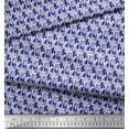 thumbnail image 2 of Soimoi Velvet Fabric Flower Artistic Decor Fabric Printed Yard 58 Inch Wide, 2 of 3