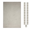 thumbnail image 1 of Furnish My Place Abstract Contemporary Stripes Modern Plush Two Tone High Low Pattern Rug, Abstract Area Rug, Pet-Friendly Carpet, Made in USA - Easy Fit Beige, 1.5' x 2.25' Rectangle - Set of 3, 1 of 5