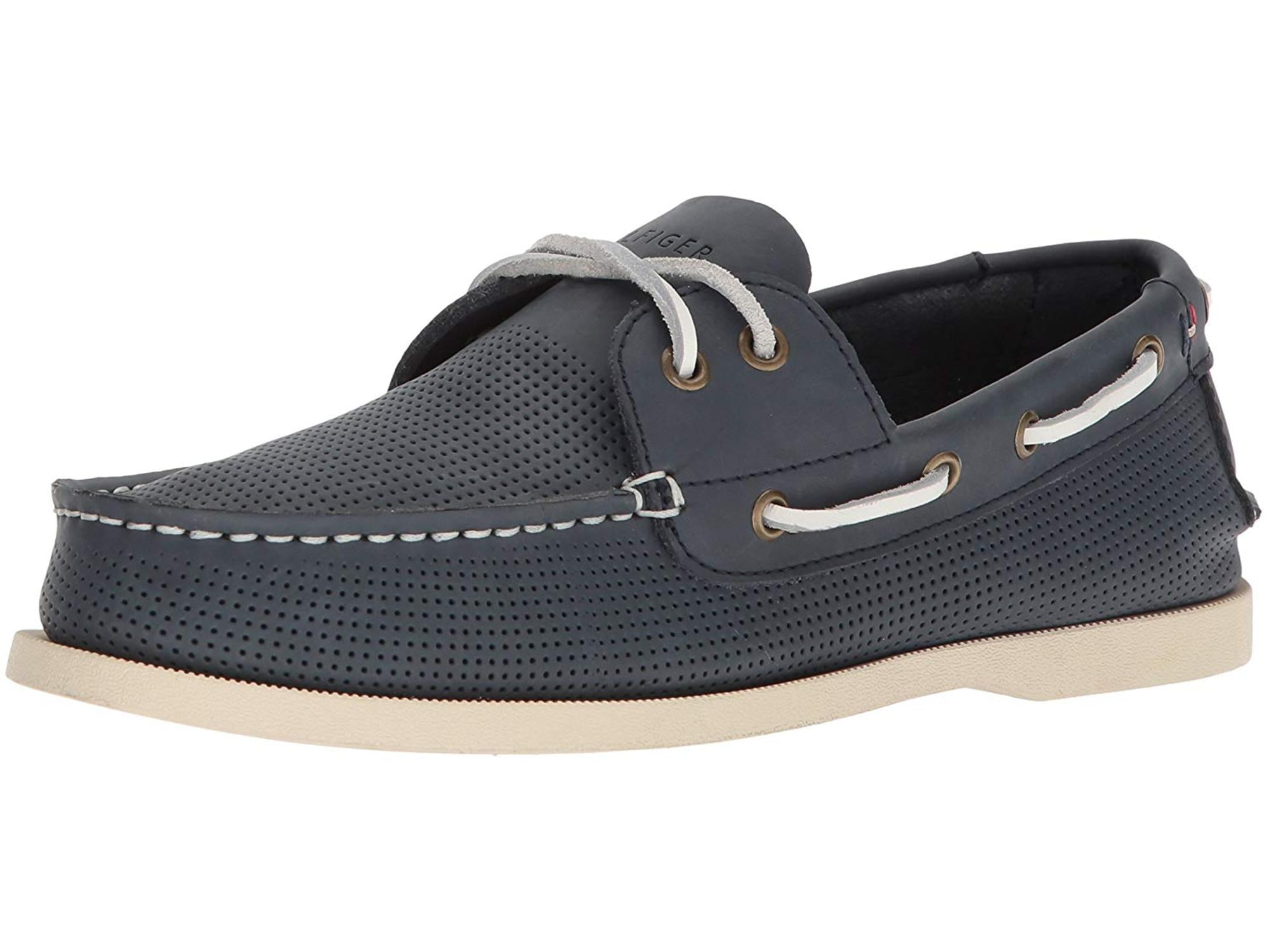 Tommy Hilfiger Tommy Hilfiger Men's Bowman Boat Shoe, Blue, Size 9.5