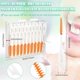 thumbnail image 2 of 40 Pieces Tooth Floss Picks Interdental Brush Flosser Sticks in Orange with Storage Case (Orange), 2 of 5