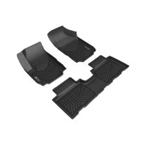 3D MAXpider 2018-2022 Fits Chevrolet Equinox Maxtrac 1St Row 2Nd Row Carbon Fiber Embossed Pattern Floor Mat Black A5CH08501809
