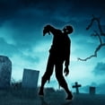 thumbnail image 5 of Halloween Decorations Outdoor Metal Zombie Silhouette Garden Stakes Spooky Yard Art Weatherproof Iron Horror Ornaments for Lawn Pathway Haunted House Layout, 5 of 9