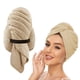 thumbnail image 4 of onlyliua Liquidación de Rebajas de Hoy Toalla de Microfibra para El Cabello, Toalla para Secar El Cabello, con Correa Elástica, Turbantes de Secado Rápido para Cabello Mojado, Cabello Largo, Grueso y, 4 of 7