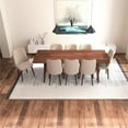 thumbnail image 3 of Addison 9-Piece Modern Solid Wood Walnut Dining Room Table and Chair Set, 3 of 6