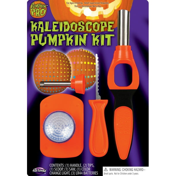 Halloween Pumpkin Kaleidoscope Jack O Lantern Poking Carving Tool Kit W ...