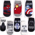 thumbnail image 2 of Calcetines de Star Wars para hombre, vengadores, Marvel, calcetín divertido, dibujos animados de Capitán América, Iron Man, dibujos animados de Anime, Cosplay, calcetines para hombre y mujer, 2 of 4