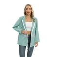 thumbnail image 4 of JANDEL Women Spring Thin Jacket, Fashion Waterproof Jacket, Insulated Coat Windbreaker Outdoor (Light Green), 4 of 10