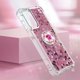 thumbnail image 4 of Funda para Samsung Galaxy A25 5G con Brillo Líquido Flotante, Purpurina, Parachoques y Anillo Giratorio Soporte, 4 of 5