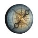 thumbnail image 1 of Fotbe Vintage Compass Funda de Llanta de Repuesto con Estampado, Engrosada, Ajuste Universal para Jeep, Remolque, RV, SUV, Camión-14 inch, 1 of 6