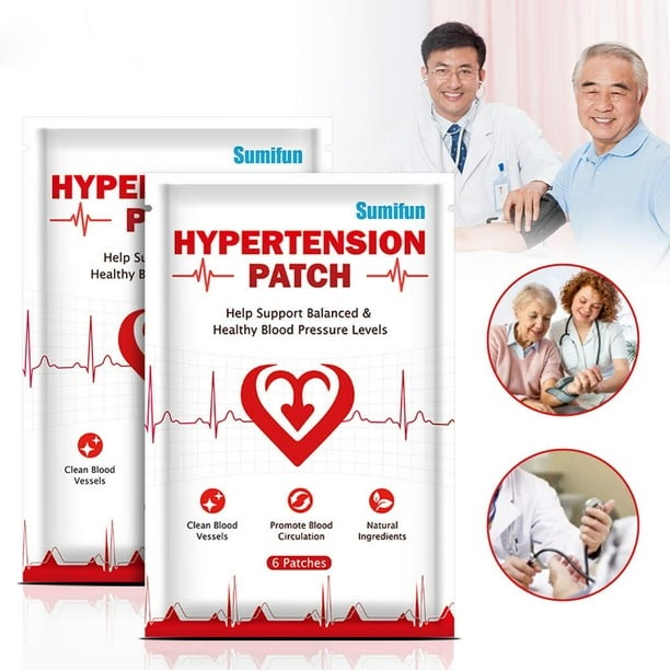 Parche de hipertensión para reducir la presión arterial alta yesos de hierbas para el cuidado de la salud Ygjytge Cuidado Belleza