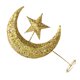 thumbnail image 4 of 1pc 30cm Brillo Pentagrama Pentagrama Forma de luna Toppers de árbol Creative Treetop, 4 of 5