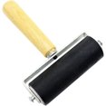 thumbnail image 1 of Rodillo de pintura de goma mágico con mango de madera para manualidades, obras de arte e impresión, 10 cm, 1 of 5