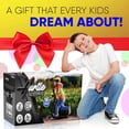 thumbnail image 6 of Hurtle 3 Wheeled Scooter for Kids Stand & Cruise Toddlers Toy W/ Adjustable Height (Real tree), 6 of 8