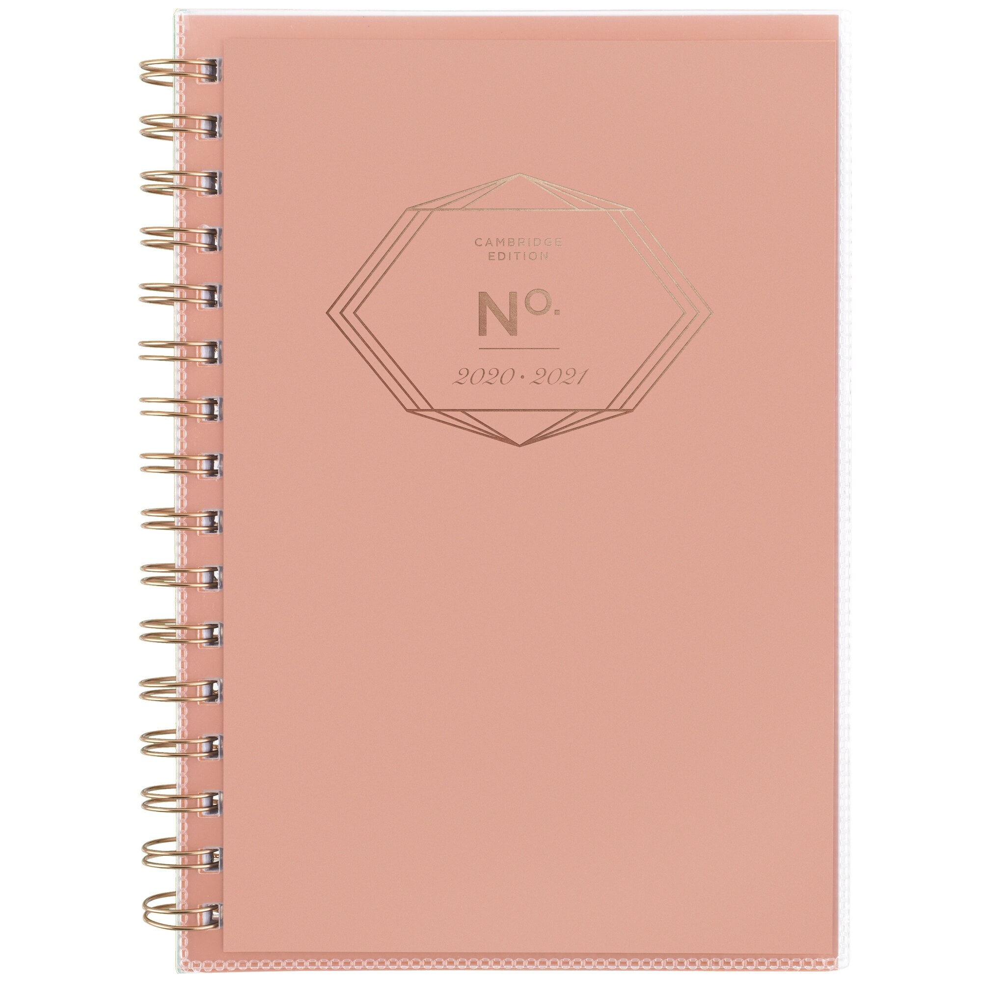 Small Customizable 1442-201A-19 , Model: 1442-201A-19-21 Workstyle Academic Planner 2020-2021 5-1//2 x 8-1//2 Cambridge Weekly /& Monthly Planner Dusty Pink