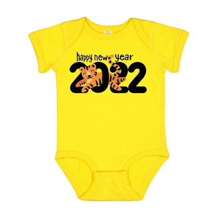 

Inktastic 2022 New Year Tiger Gift Baby Boy or Baby Girl Bodysuit