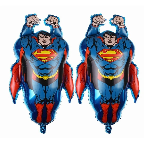 2 PCS 28 inch Man Super Balloons Superhero Man Balloons Birthday Party Balloons