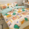 thumbnail image 1 of Ensembles de Literie Simples à Cerises Rouges Housse de Couette à Fleurs Nordiques Taille Simple Double Linge de Lit Housse de Couette pour Filles Adultes Déco Textile de Maison, 1 of 7
