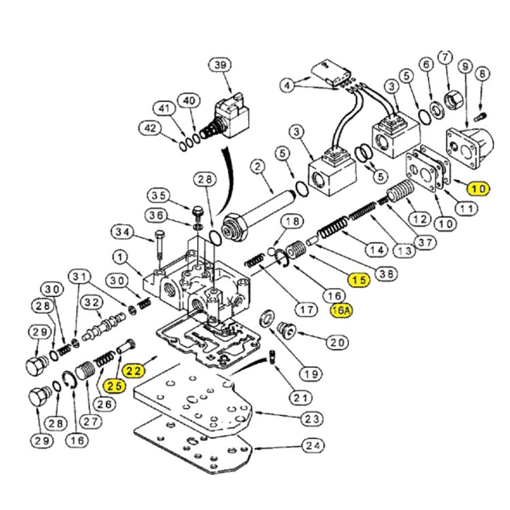 368438A2 New Valve Kit Fits CaseIH Backhoe Loader Models 580M 590SM