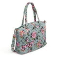 thumbnail image 2 of Vera Bradley Women's Cotton Pleated Multi-Strap Satchel Rosy Outlook, 2 of 5