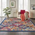 thumbnail image 4 of Nourison Persian Vintage PRV06 Navy/Orange/Magenta Indoor Area Rug - 7'10X9'10, 4 of 7