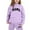 Purple-4, variant on ChaoLingNeng Toddler Sweatsuit 3t Graphic Print Crewneck Long Sleeve Warm Pullover Hoodie Sweatshirt and Jogger Sweatpants Clothing Fashionable Children Fall Clothes for Teen Girls,2-3 Years