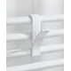 thumbnail image 5 of Ganchos de plástico blanco para toallas, ganchos para armario de baño (5 piezas), 5 of 5