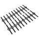 thumbnail image 3 of Cuchillas para cortacésped, 20 piezas de cuchillas de plástico para cabezal de desbrozadora de césped, cuchillas para cortacésped, máxima confiabilidad, 3 of 12