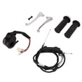thumbnail image 3 of Handlebar Start Kill Switch, Rustproof Throttle Cable Handle Grip Kit Sturdy Anti Aging Brake Lever  For PW50 PY50 Dirt Bike, 3 of 8