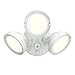 thumbnail image 3 of HALO TGS Lumière Intégrée Extérieure LED Flood & Security Triple Tête Ronde Blanche, 3 of 3