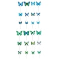 thumbnail image 1 of 24 piezas jardín jardín maceta mariposa estacas césped decoración, 1 of 9