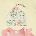 thumbnail image 7 of CAUYDY Newborn Girls Bodysuit Set Baby Girl Long Sleeved Romper Infant Fall Winter Clothing Toddler Outfit 3 6 9 12 18 24 Months Sizes 0-3 Months,Red, 7 of 7