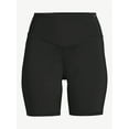 thumbnail image 3 of Free Assembly Women's High Waisted Bike Shorts, 3 of 5