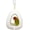 White, variant on Bird Nest, Hanging Bird House with Cute Twisting Egg Design, Suitable for Lovebird Conure Cockatiel Budgie Quaker and Other Small and Medium-Sized Parrots