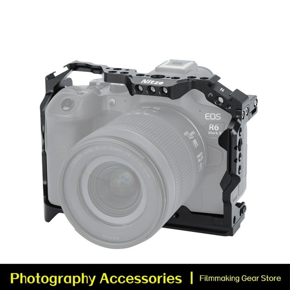 Nitze Camera Cage Arca Plate Design for Canon R6 Mark II/ R5 C/ R5/ R6 Camera