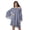 Royal Blue, variant on Moomaya Gray Womens Off Shoulder Summer Beach Dress Cotton Vacation Dress With Bell Sleeves - 2XL
