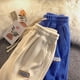 thumbnail image 2 of Pantalones harén de lana de cordero y terciopelo acolchados para otoño e invierno, ropa exterior cálida, pantalones deportivos holgados para niños, 2 of 4