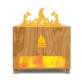 thumbnail image 2 of Aromatherapy Flame Ambient Light Simulation Wall Kitchen USB Mini Appliances Air Flame Fragrance Machine,Wood Grain, 2 of 5