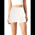 thumbnail image 2 of Falda Deportiva Convertible 2 en 1 para Mujer con Cordón Ajustable - Falda Pantalón Hasta la Rodilla con Bolsillos para Uso Deportivo e Informal M, 2 of 8