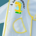 thumbnail image 5 of Kids Lightweight Waterproof Rain Jacket - For Toddler Boys And Girls Softshell Hooded Raincoat Windbreaker Outdoor Hiking Travel Light Yellow 2-3 Years, 5 of 5