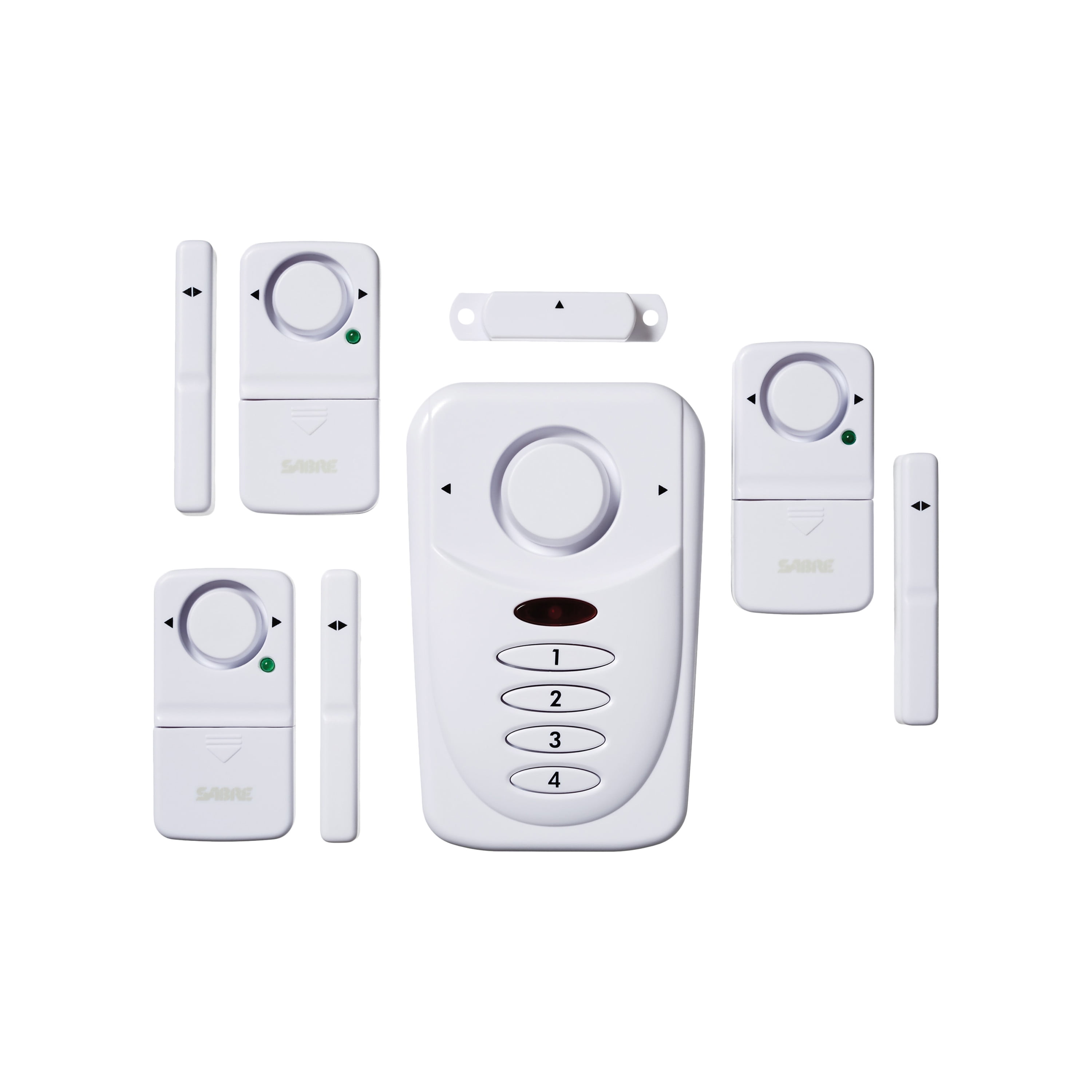 Home Security Alarm System Set Wireless Window Door Easy to Install 2 Ct Package 